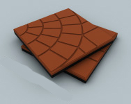 Резиновая тротуарная плитка ecospline «паутинка» EcoSpline sun-id-2067923 - Вид №1