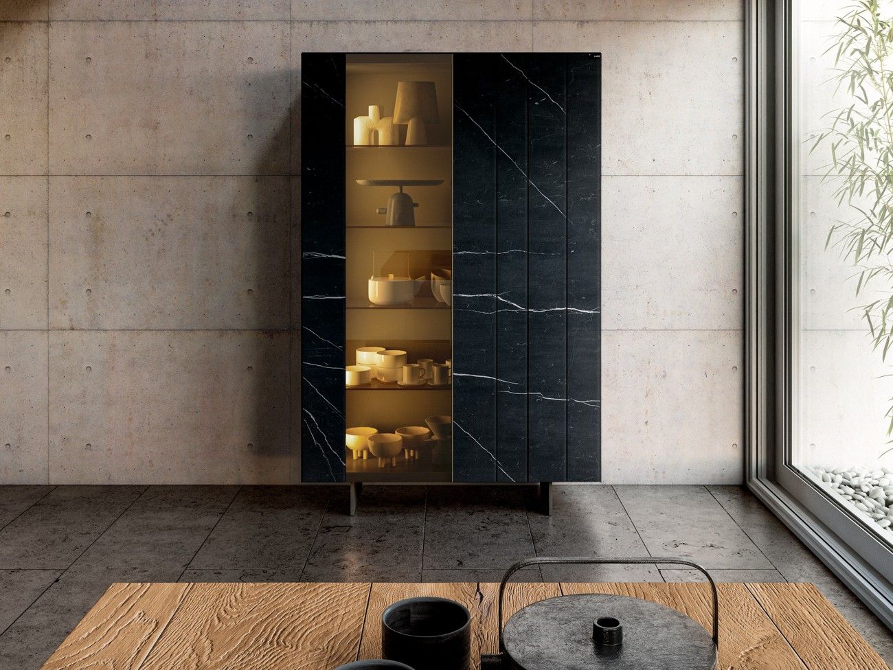 Стеклянный шкаф Lago ARCH-00068080