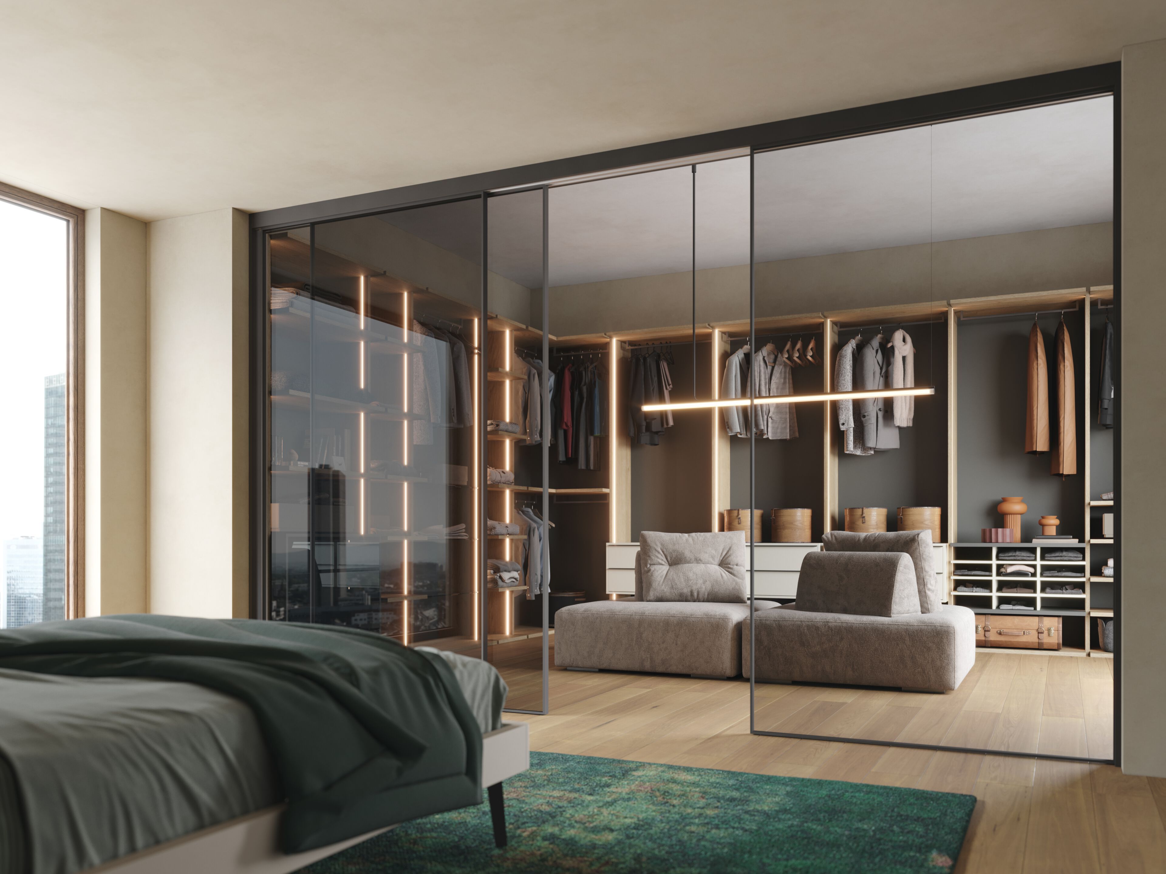 Шкаф-купе с половинным плечом Giessegi богини красоты ARCH-00097388