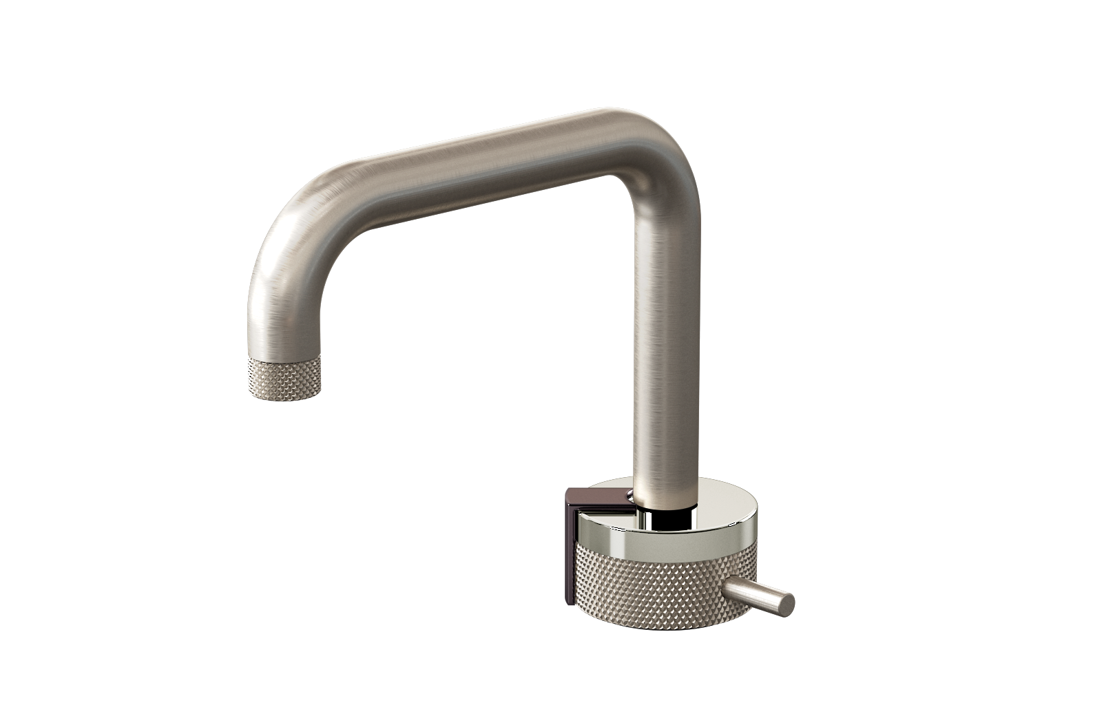 E-11500-R1PC-L2OX-BNi Однорычажный прогрессивный смеситель для раковины - излив 15,3см GRAFF MOD+