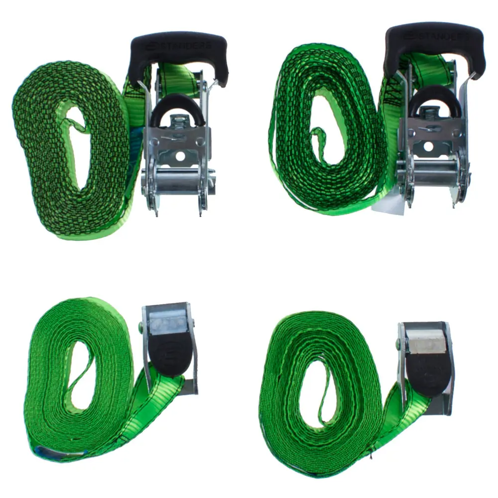 Набор ремней Standers, полиэстер, цвет зелёный, 4 шт STLM-2019967 - Вид №2
