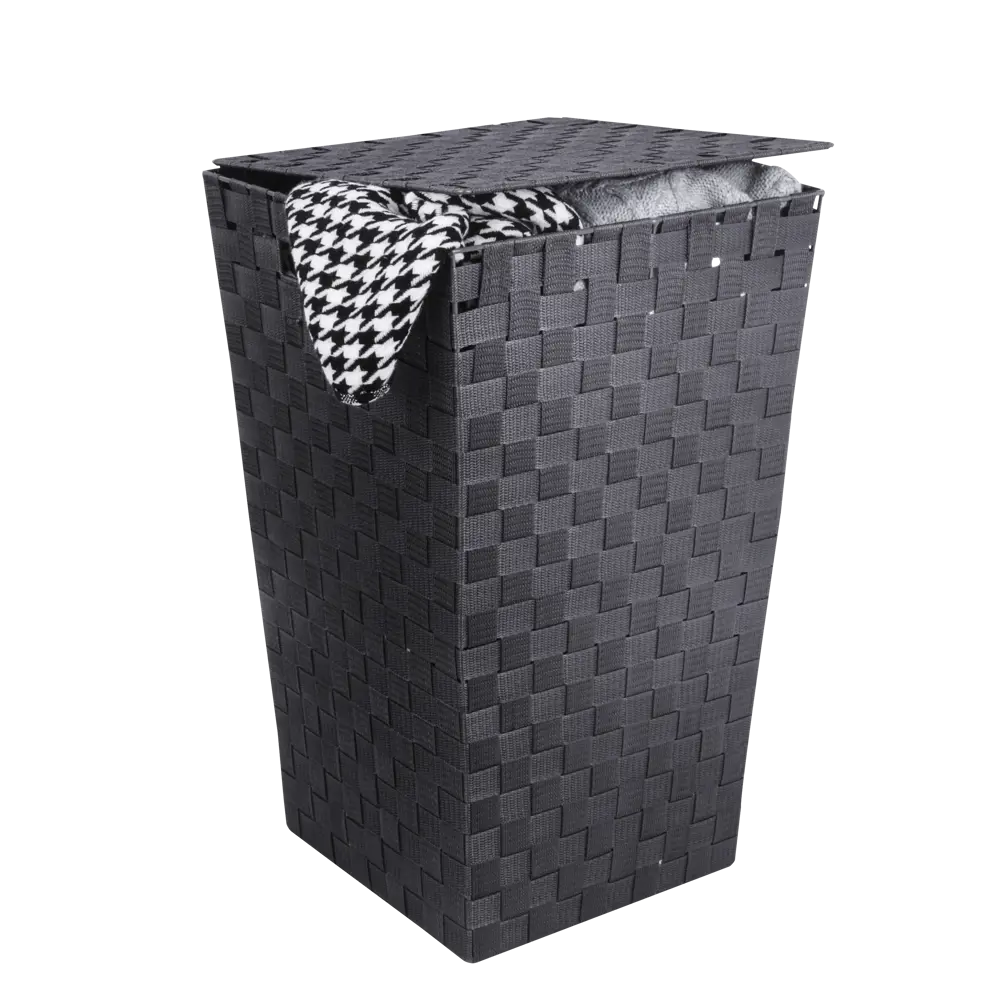 Корзина для белья Sensea Weaved 60 л цвет темно-серый 82857025 STLM-2209515 - Вид №4