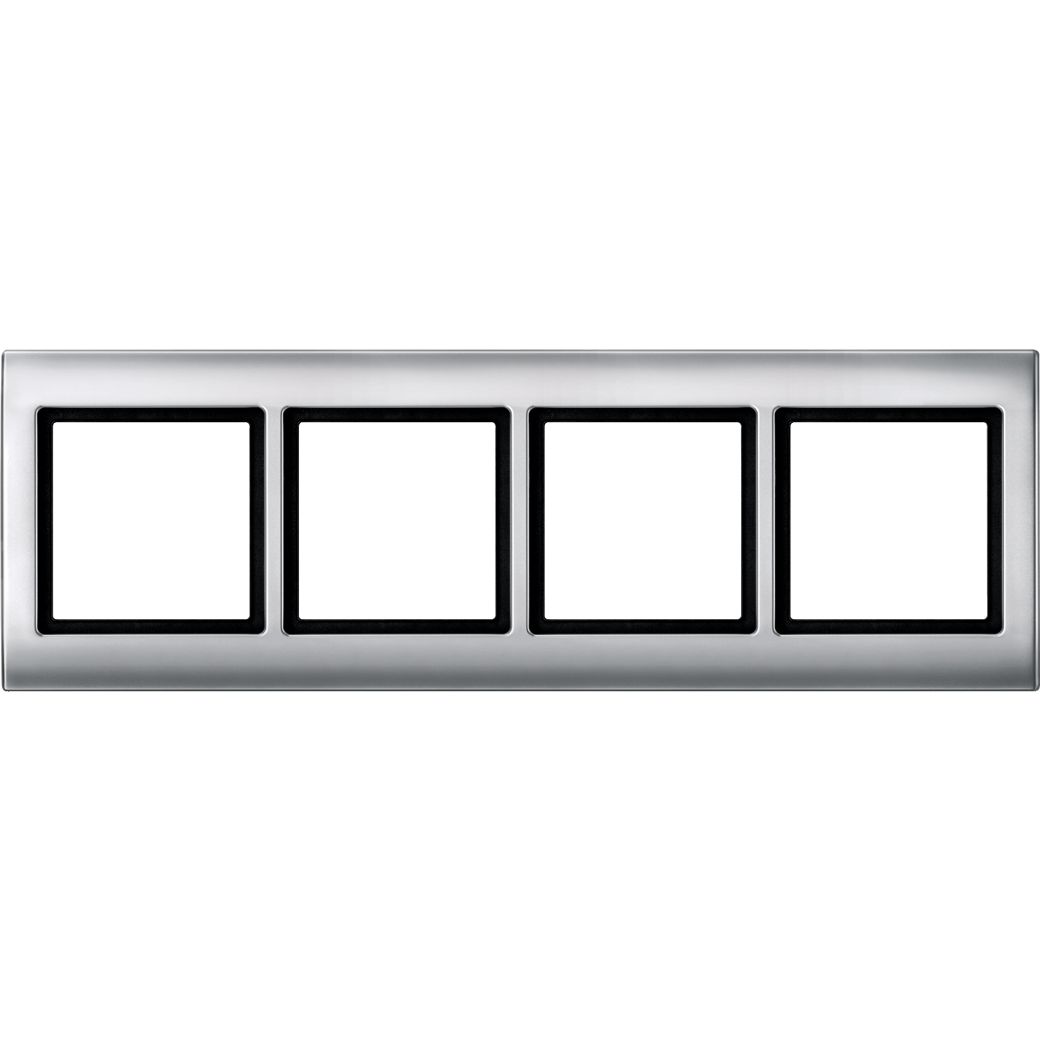 MTN400460 Рамка 4 поста IP44, алюминий Schneider Electric Merten Aquadesign 