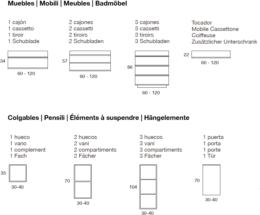 Fiora Отдельно стоящая тумба под умывальник из полиуретана с ящиками Making sun-id-1393295 - Вид №1
