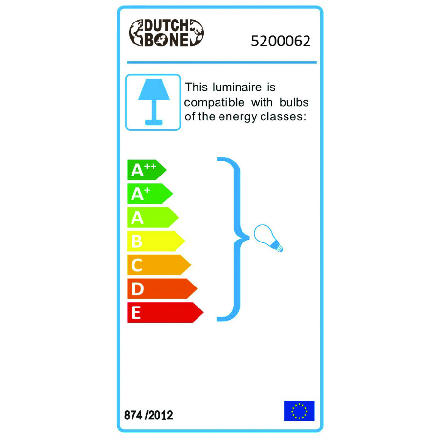 Лампа настольная Liam, серо-зеленая Dutchbone 5200062 - Вид №8
