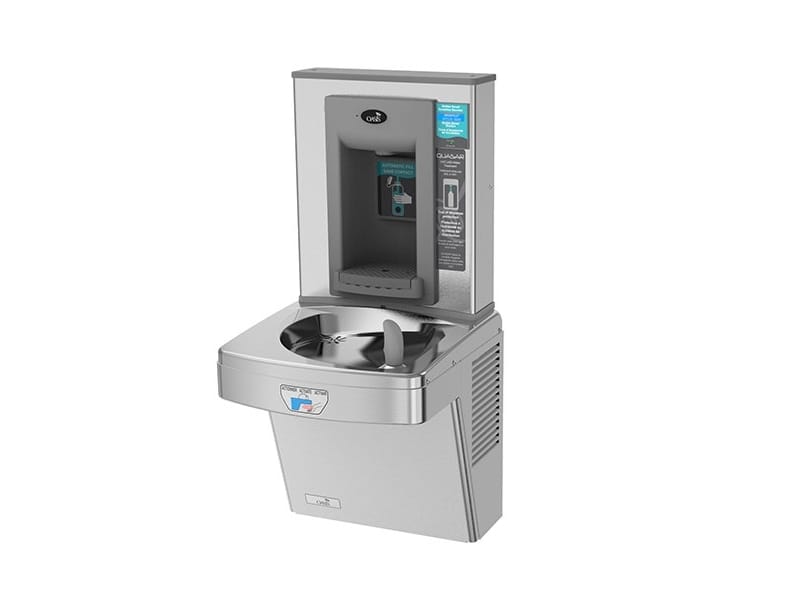 Бесконтактный диспенсер для воды с питьевым фонтаном OASIS International VersaFiller ARCH-00053087