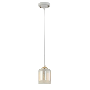Подвесной светильник Jlight Kira 3137/1P E27 60 Вт, цвет белый/золото 83279125 STLM-2014260
