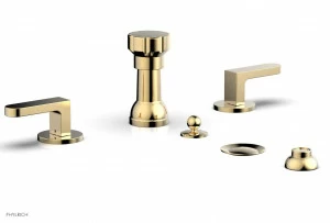 Смеситель для биде ROND Phylrich  183-61-026 Satin Brass