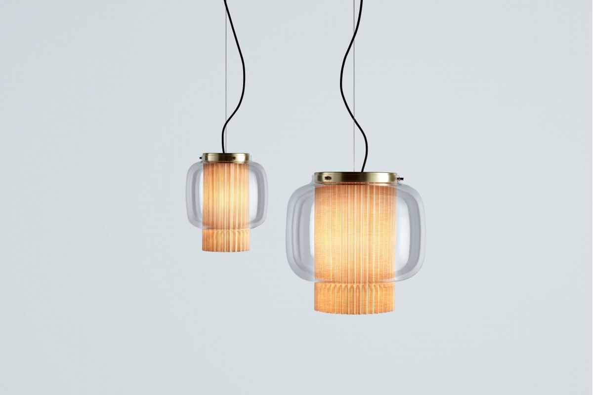 089852 Подвесной светильник T GR латунный прозрачный Parachilna Manila Santreyd - Вид №1