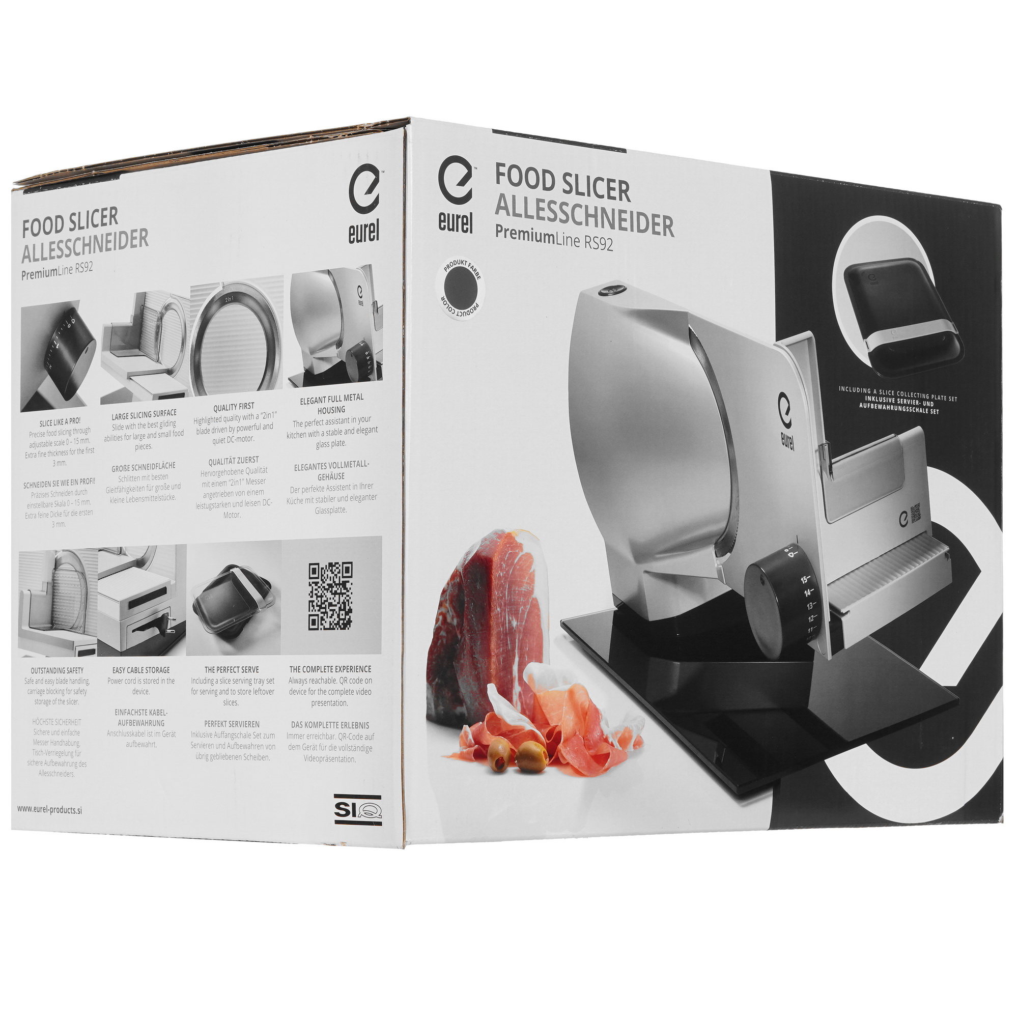 9291782 Ломтерезка Eurel RS92 V2 RAL 7021 черный STDN-0093913 - Вид №7