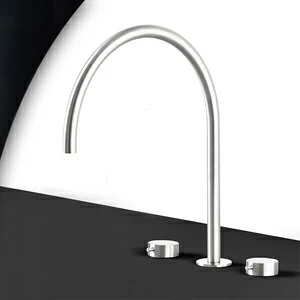 Смеситель для раковины сталь глянцевая Toki Radomonte TKI26L