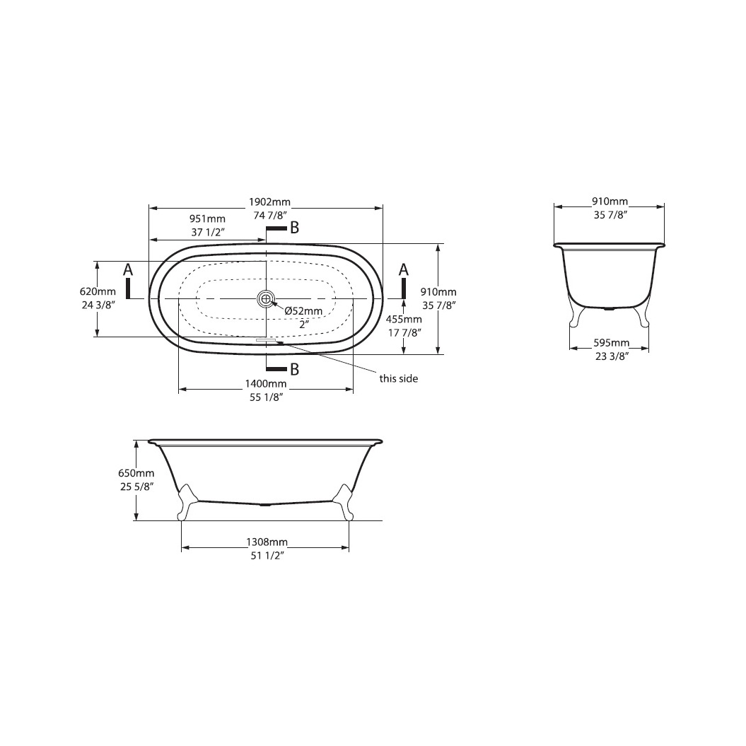 Ванна / Radford Victoria+Albert sun-id-373624 - Вид №2
