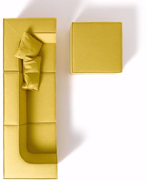 COR 3-х местный тканевый диван Trio sun-id-1473007 - Вид №1