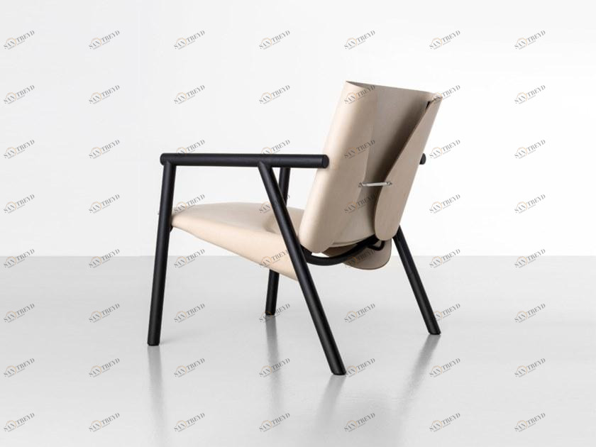 Kristalia Кожаное кресло с подлокотниками 1085 edition sun-id-1456105