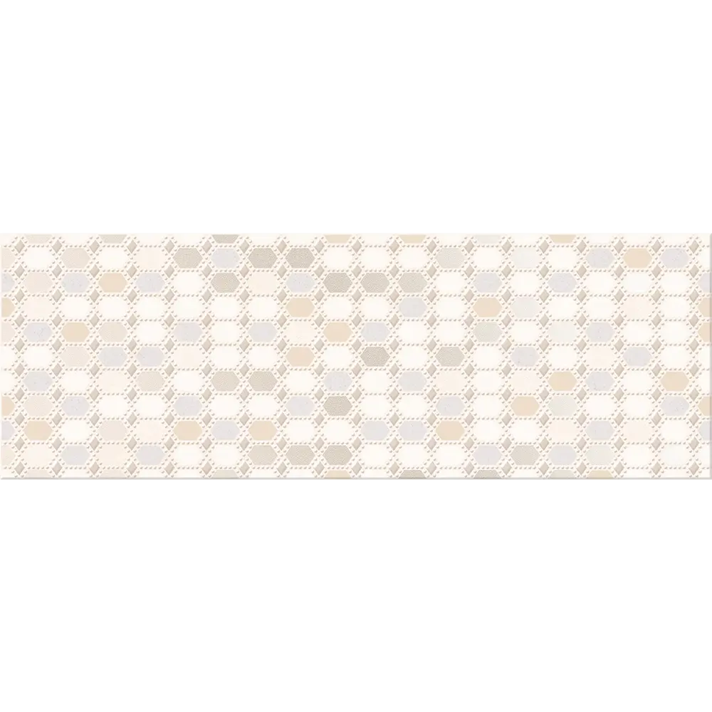 Декор настенный Malwiya Geometry 24.2x70 см 0.17 м² цвет белый Santreyd STLM-2120024
