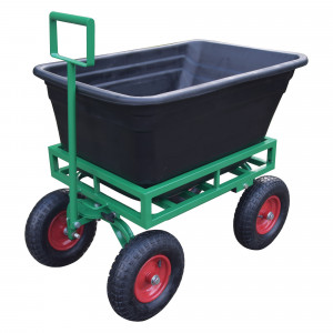 82814108 Тележка садовая четырехколесная 150 л/200 кг