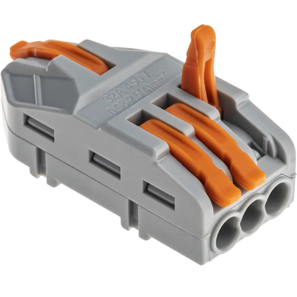 87887424 Клемма разветвительная Duwi 26665 4-проводная 4 мм 4 шт. STLM-1117901  - Вид №2