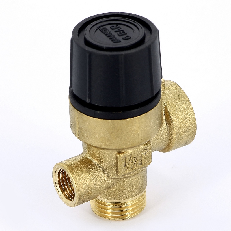 Клапан предохранительный НВ с отверстием для манометра 1/4" EMMETI 1/2" 6 бар 00206092 - Вид №2