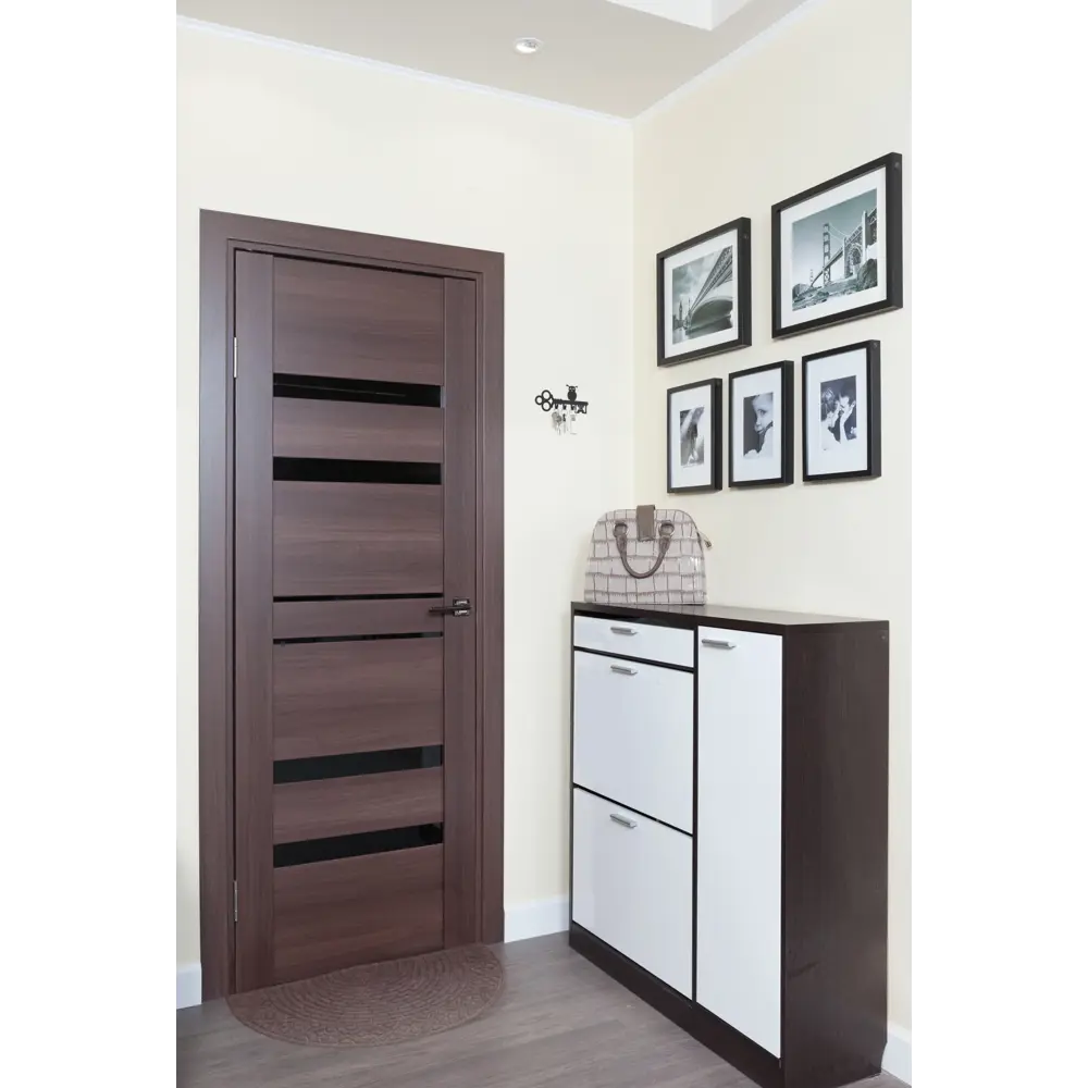 Каркас закрытой обувницы 95x103x30 см ЛДСП цвет венге Santreyd STLM-2021739 - Вид №1