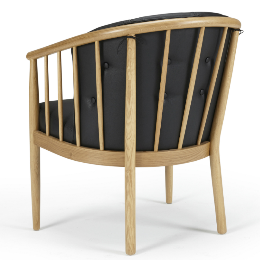 Кресло с восемью кнопками Anna, дуб, черное Kragelund 40600202800 - Вид №4