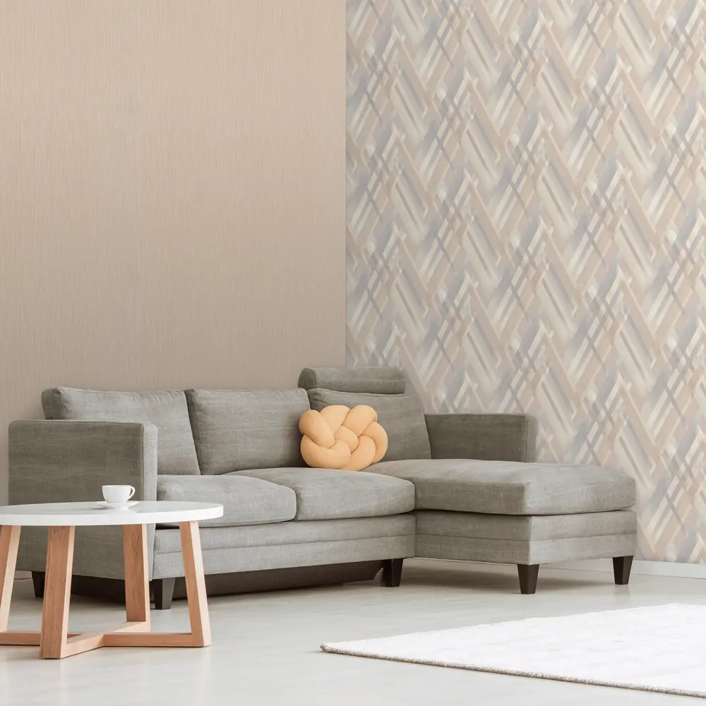 Обои флизелиновые Euro Decor Tissage коричневые 1.06 м ED7186-12 85866828 STLM-2078632 - Вид №3