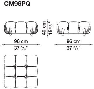 B&B Italia Модульный модульный диван с тафтингом из ткани Camaleonda sun-id-1507570 - Вид №29