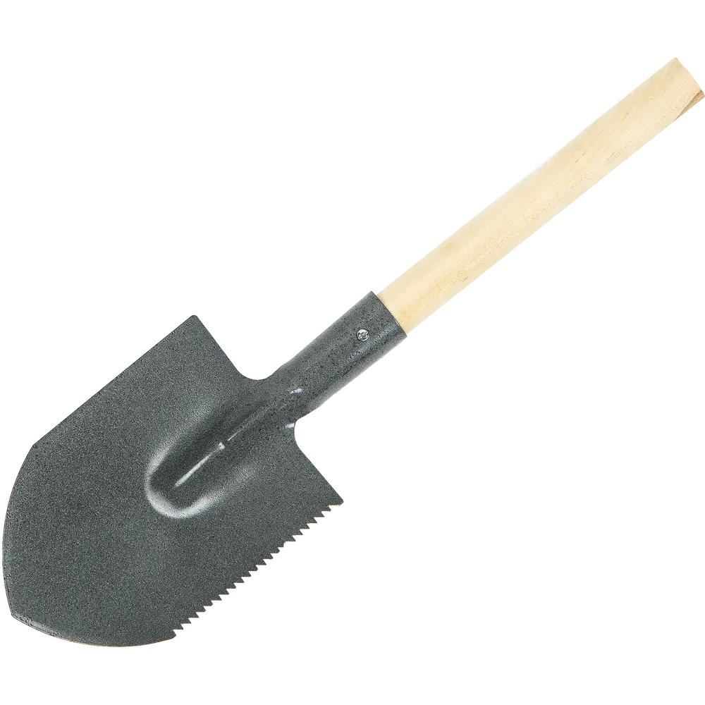 Лопата штыковая туристическая 37 см сталь, с черенком Santreyd STLM-2207980
