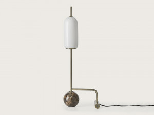 091782 Настольная лампа золотая - зеленый мрамор Aromas del Campo Funn