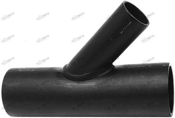 SANIT 72109135050063 Отделение 45 °, PE 100, SDR 11, Уменьшенный сварные 