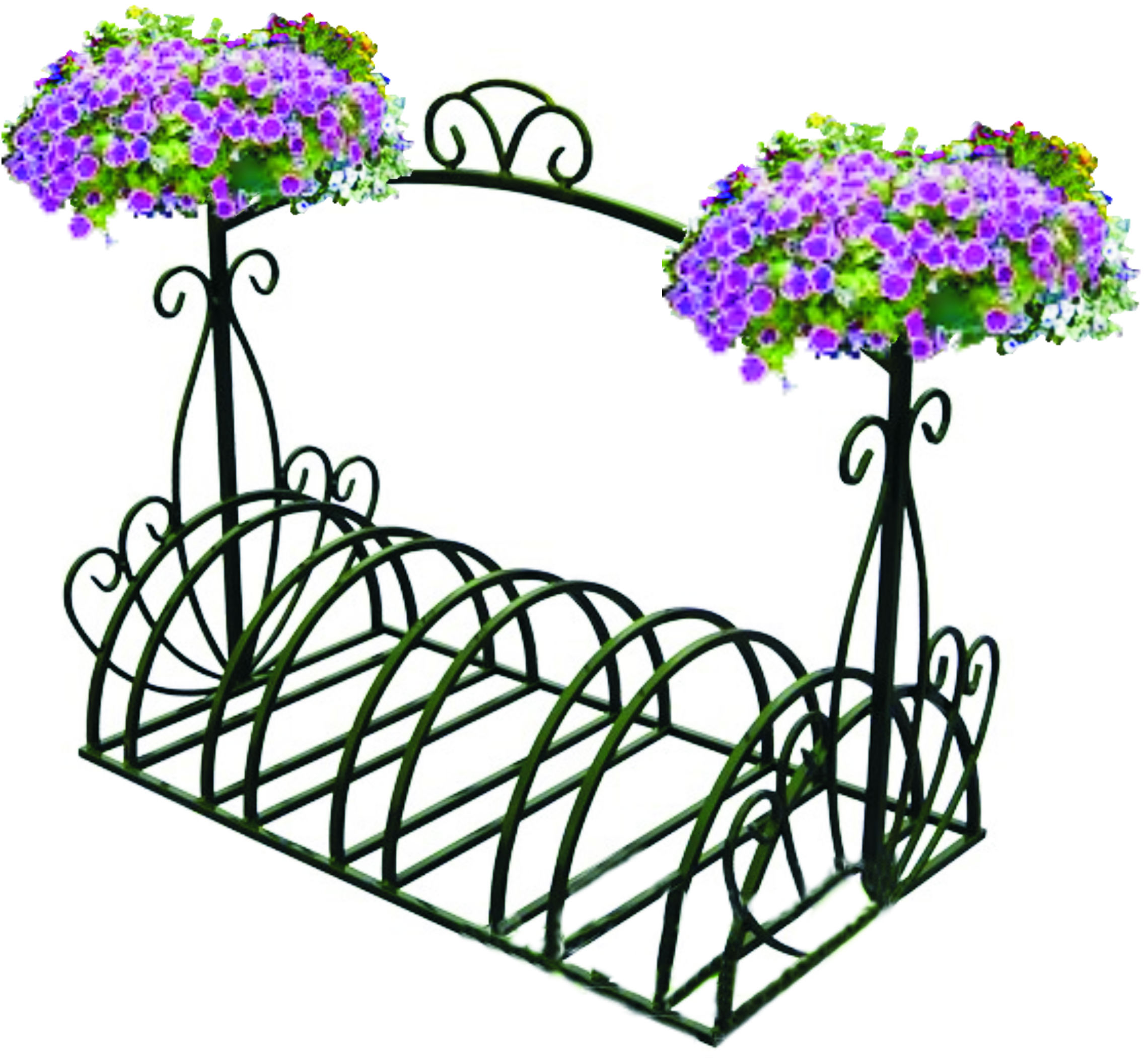 DN101-VO.VP ДИОН, велопарковка с кашпо вертикального озеленения LAB.Space  - Вид №2