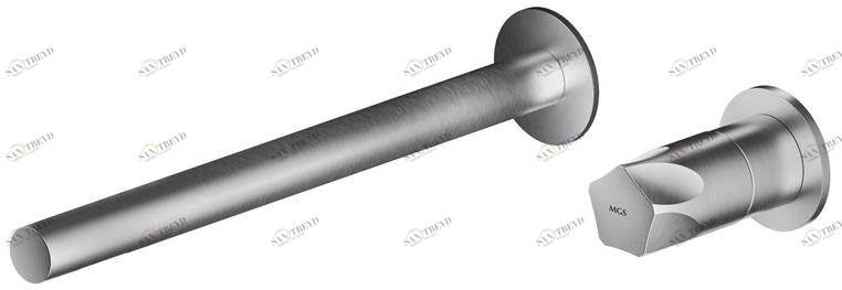 MGS Смеситель для мойки настенный однорычажный из нержавеющей стали Penta sun-id-1435938