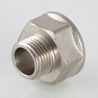 VTr.592.N.0605 Фитинг резьбовой – переходник Valtec 1" х 3/4"  - Вид №7