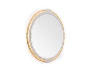 Круглое зеркало со встроенным настенным освещением