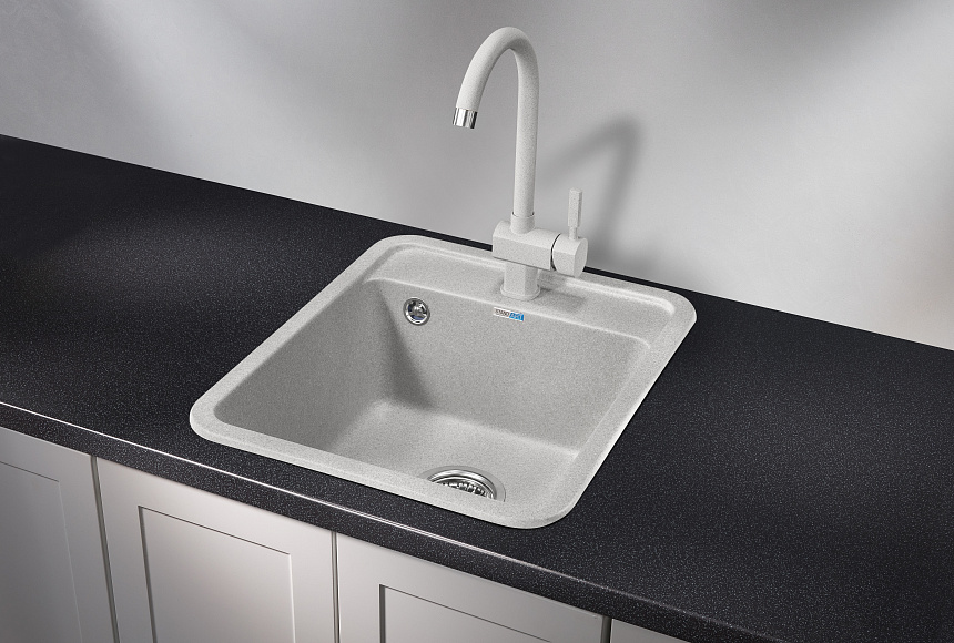 4202, БАЗАЛЬТ, кухонная мойка, СтандАРТ кварц GRANULA Standart 4202-ST24