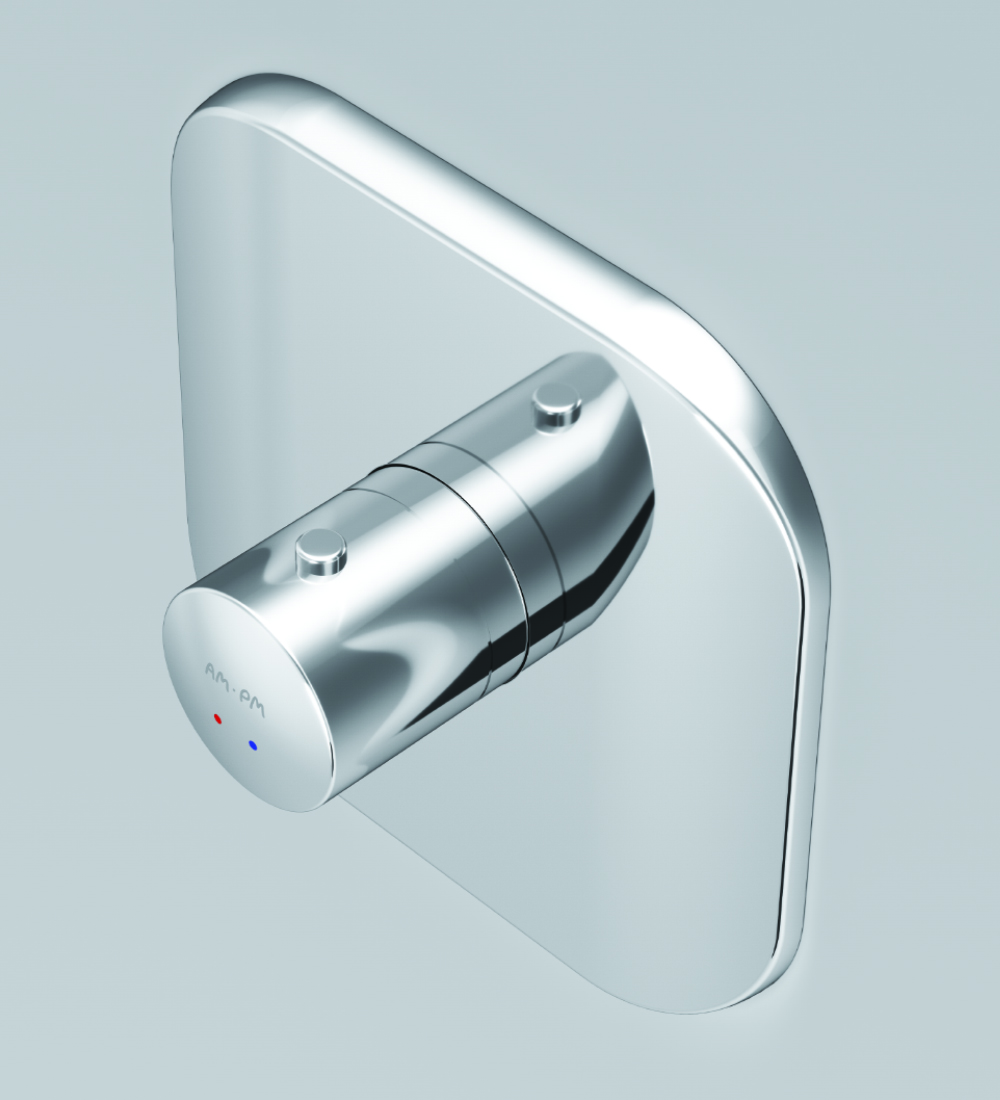 F3075500 термостат монтируемый в стену хром шт AM.PM Sensation - Вид №2
