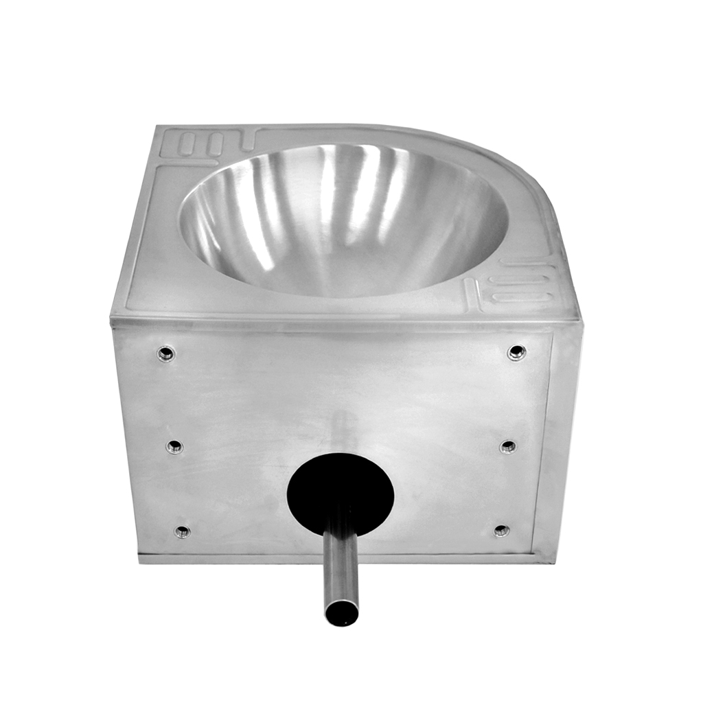 MF-143 Раковина угловая Public Steel  - Вид №1