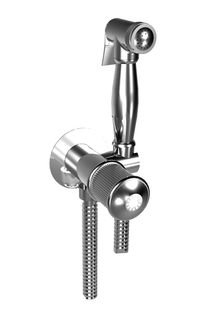 6916 Душевой набор Shattaff для унитаза с прогрессивным смесителем и ручным душем. Bongio Royale80 