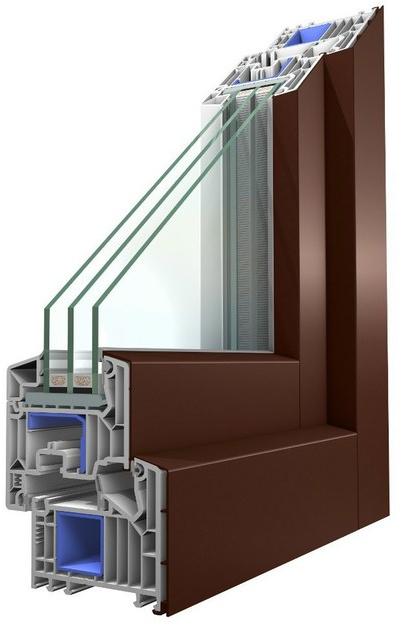 Oknoplast Окна из алюминия и пвх с тройным остеклением Winergetic sun-id-1371398 - Вид №2
