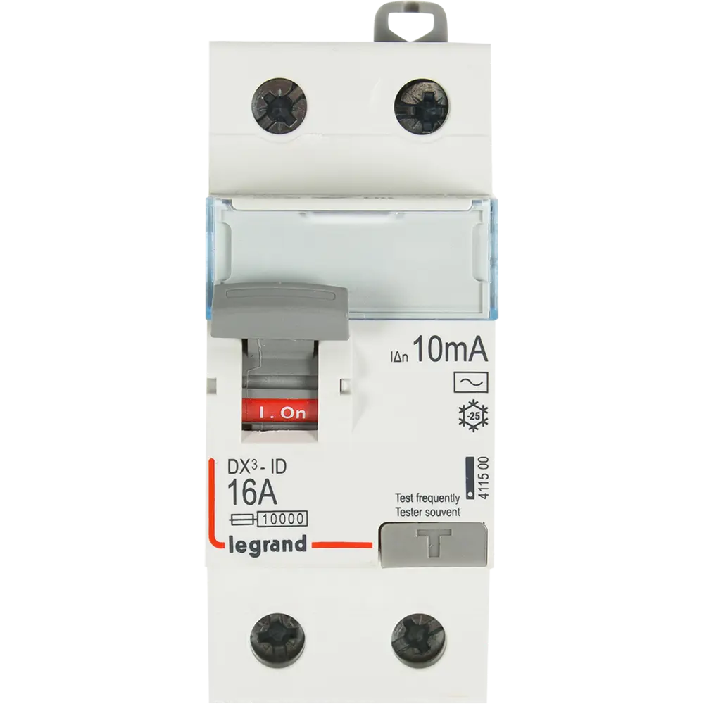 УЗО Legrand TX3 1P N 16 A 10 мА 6 кА AC 411500 STLM-2154499 - Вид №1