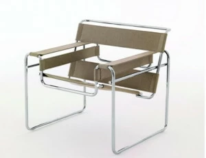 KNOLL Кресло из парусины с подлокотниками Wassily