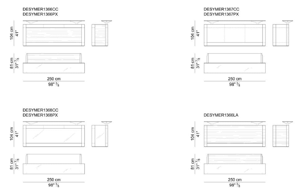 Стойка регистрации из дерева и стекла i 4 Mariani De_Symetria ARCH-00079958 - Вид №4