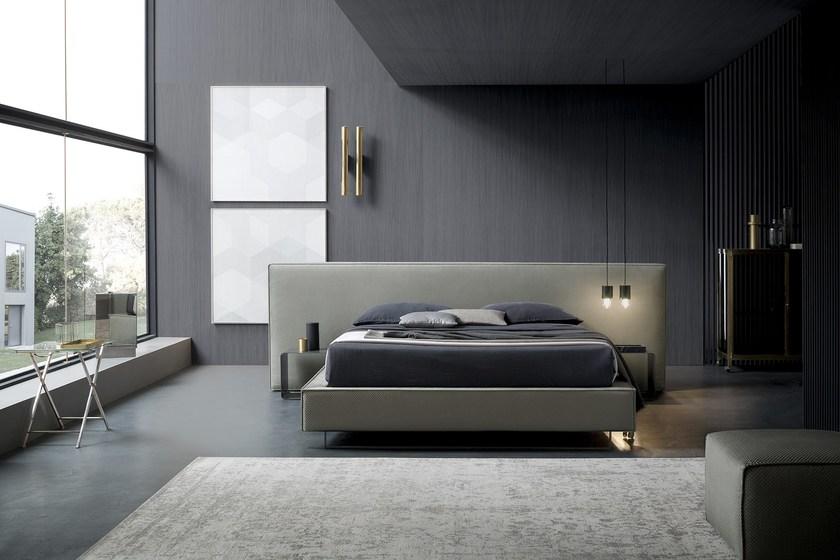 Felis Двуспальная кровать из ткани с мягким изголовьем Bedstories#2 sun-id-1348345 - Вид №8