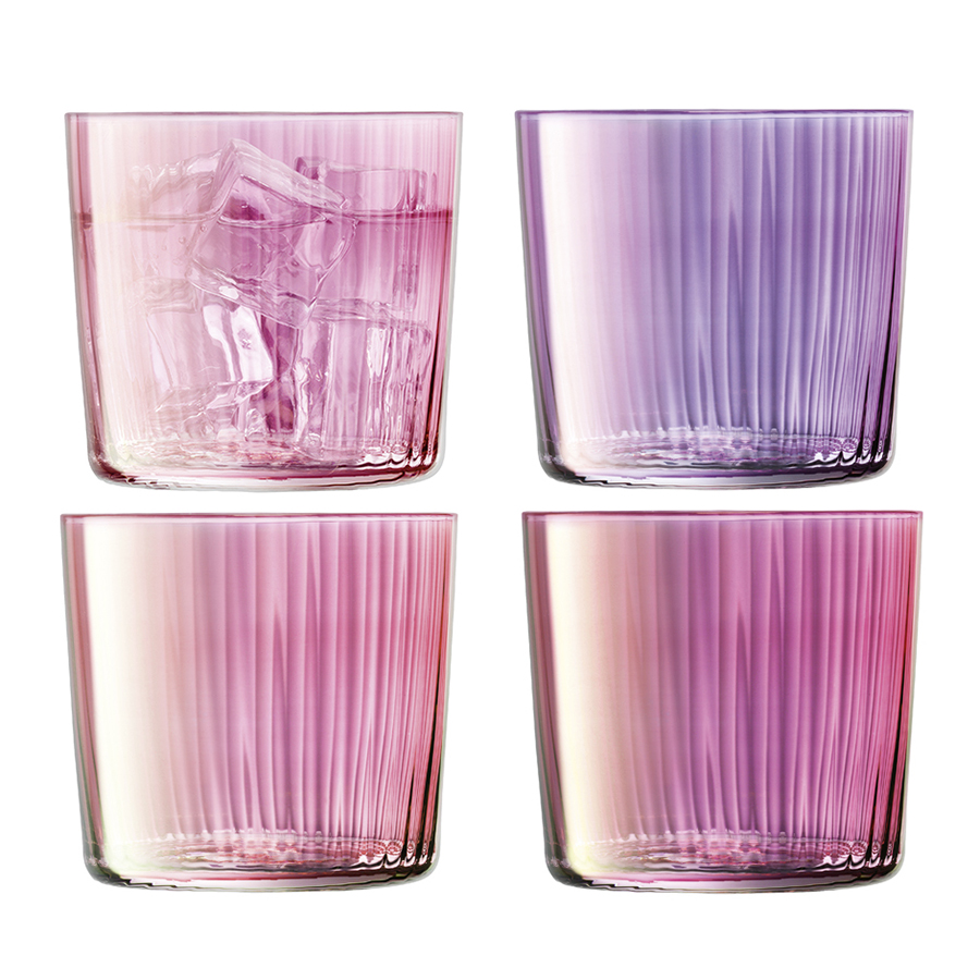 G060-09-149 Набор из 4 тумблеров gems 310 мл гранат LSA International 