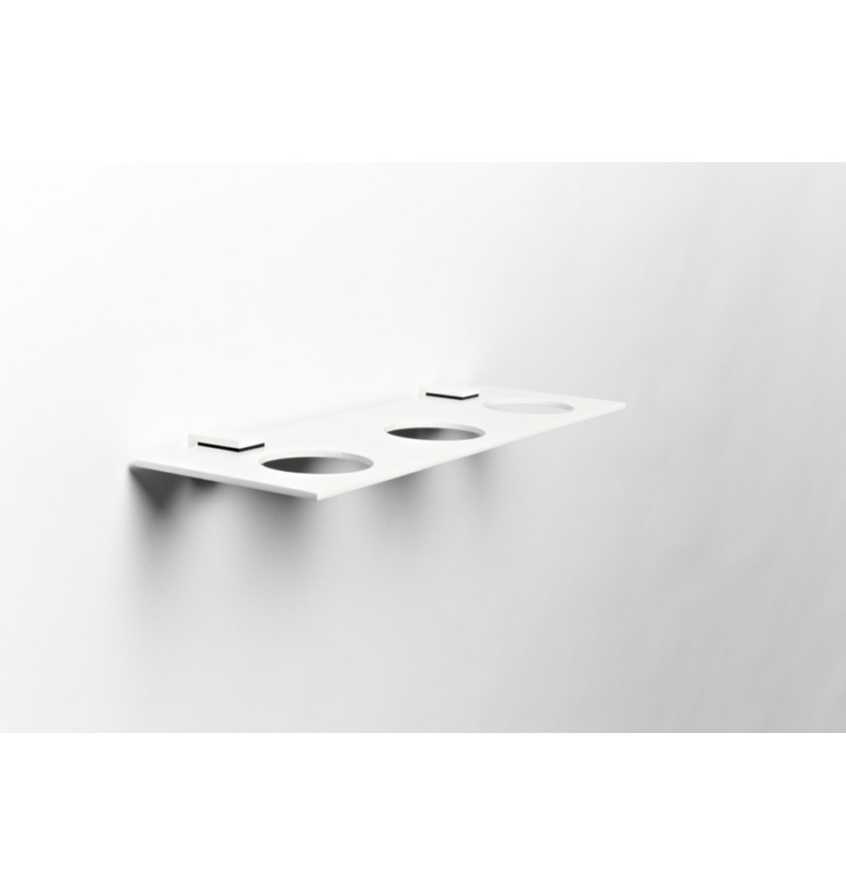 FROST Полкодержатель 4 » 2 шт. белый цинк / латунь Белый Q300403776  - Вид №2