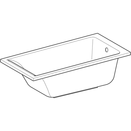 554.305.01.1 Прямоугольная ванна Geberit Renova Plan Geberit  - Вид №16
