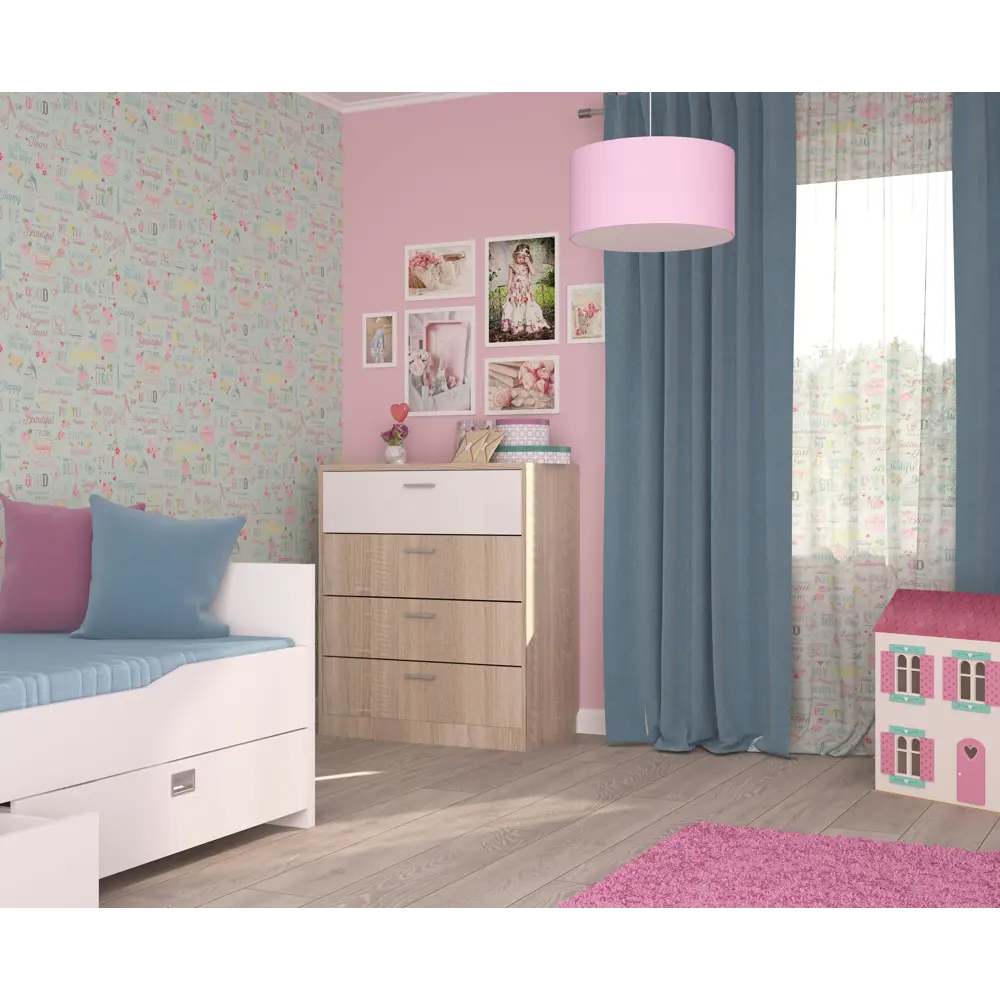 Ковёр Shaggy Ultra 0.8х1.5 м полипропилен цвет розовый 13845336 STLM-2098863 MERINOS  - Вид №3