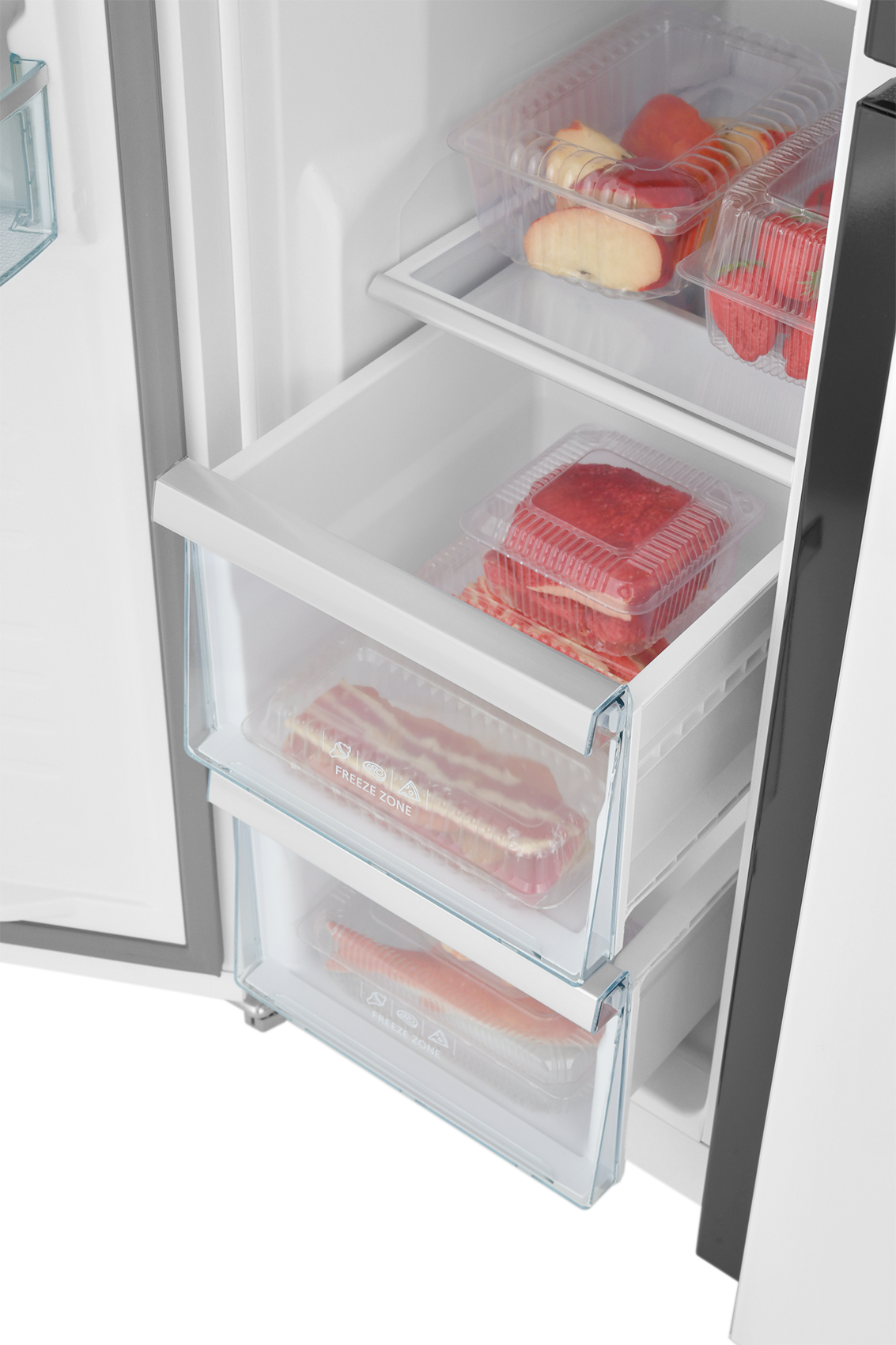 9185194 Холодильник Side by Side   ZUGEL ZRTD459GW белый STDN-0150027 - Вид №8