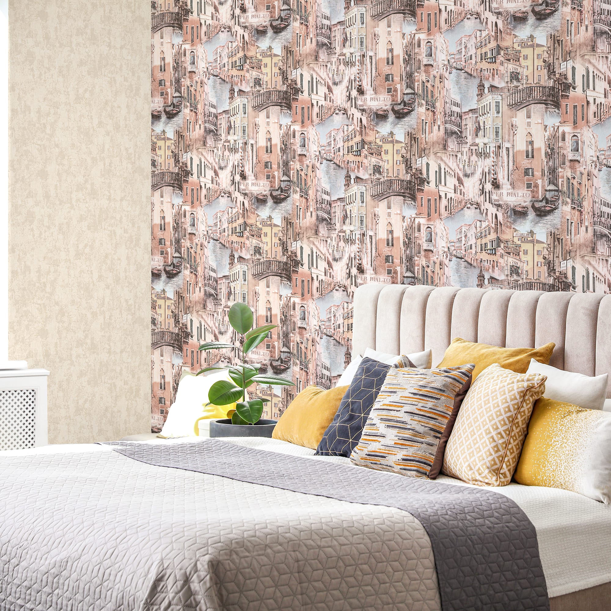 82912554 Обои флизелиновые оранжевые 1.06 м PP71607-35 Lucia Santreyd - Вид №3