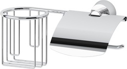 054 Держатель освежителя и т/ бумаги с крышкой VIZ FBS Vizovice