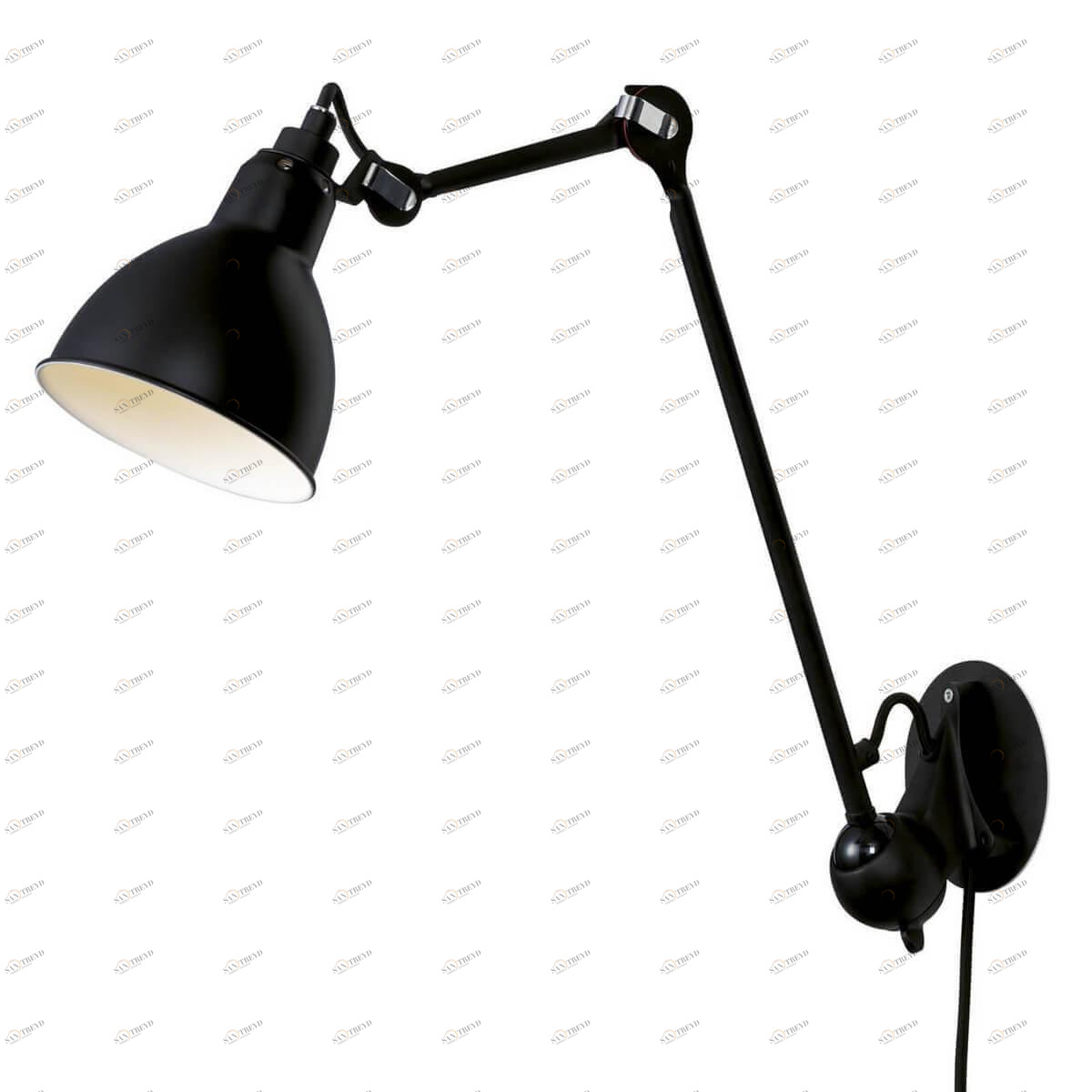 Спот настенный с металлическим плафоном на кронштейне черный Lightstar Loft 765617 LIGHTSTAR LOFT 00-3891486 Черный